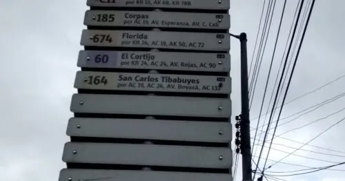 PARADERO SITP BARRIO QUINTA PAREDES  036A06